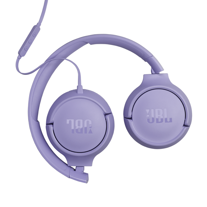 JBL Tune 520C USB-C - Purple - Hi-Res wired on-ear headphones - Bottom image number null